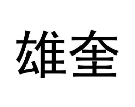 雄奎商标原图 第25类服装鞋帽