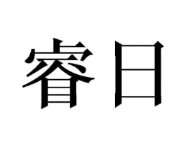 睿日商标原图 第25类服装鞋帽