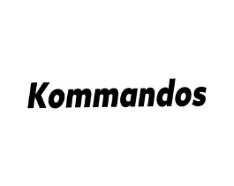 KOMMANDOS商标原图 第25类服装鞋帽