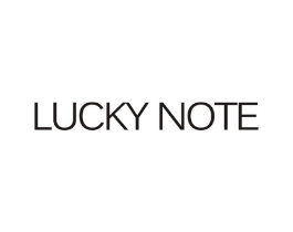 LUCKY NOTE商标原图 第25类服装鞋帽