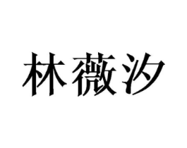 林薇汐商标原图 第25类服装鞋帽