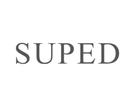 SUPED商标原图 第25类服装鞋帽