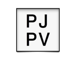 PJ PV商标原图 第25类服装鞋帽