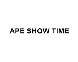 APE SHOW TIME商标原图 第25类服装鞋帽