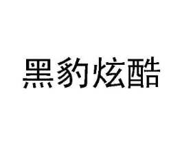黑豹炫酷商标原图 第25类服装鞋帽