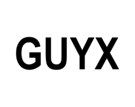 GUYX商标原图 第25类服装鞋帽