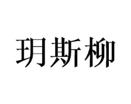 玥斯柳商标原图 第25类服装鞋帽
