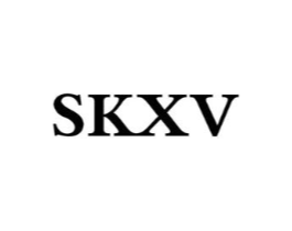 SKXV商标原图 第25类服装鞋帽