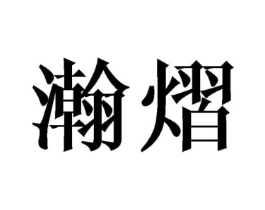 瀚熠商标原图 第25类服装鞋帽