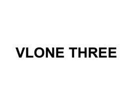 VLONE THREE商标原图 第25类服装鞋帽