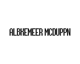 ALBKEMEER MCDUPPN商标原图 第25类服装鞋帽