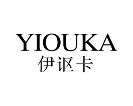 伊讴卡商标原图 第25类服装鞋帽