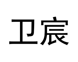 卫宸商标原图 第25类服装鞋帽