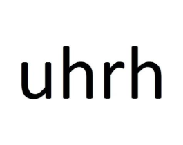 UHRH商标原图 第25类服装鞋帽