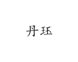 丹珏商标原图 第25类服装鞋帽