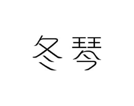 冬琴商标原图 第25类服装鞋帽