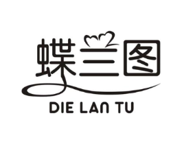 蝶兰图商标原图 第25类服装鞋帽