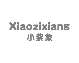 小紫象商标原图 第25类服装鞋帽