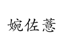 婉佐薏商标原图 第25类服装鞋帽