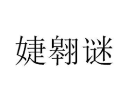 婕翱谜商标原图 第25类服装鞋帽