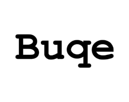 BUQE商标原图 第25类服装鞋帽