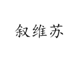 叙维苏商标原图 第25类服装鞋帽