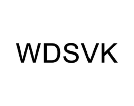 WDSVK商标原图 第25类服装鞋帽
