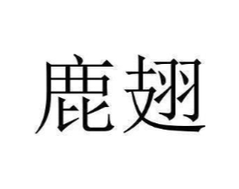 鹿翅商标原图 第25类服装鞋帽