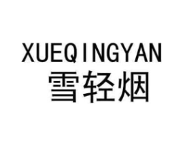 雪轻烟商标原图 第25类服装鞋帽