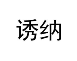 诱纳商标原图 第25类服装鞋帽