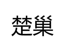 楚巢商标原图 第25类服装鞋帽