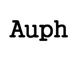 AUPH商标原图 第25类服装鞋帽