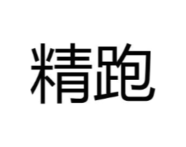 精跑商标原图 第25类服装鞋帽