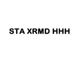 STA XRMD HHH商标原图 第25类服装鞋帽