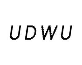 UDWU商标原图 第25类服装鞋帽