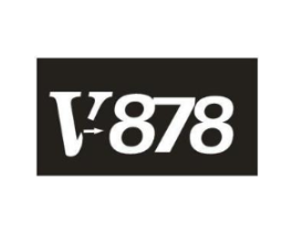 V878商标原图 第25类服装鞋帽