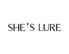 SHE'S LURE商标原图 第25类服装鞋帽