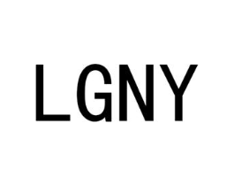 LGNY商标原图 第25类服装鞋帽