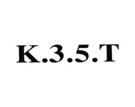K.3.5.T商标原图 第25类服装鞋帽