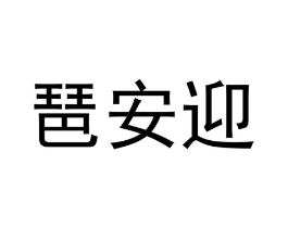 琶安迎商标原图 第25类服装鞋帽