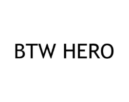 BTW HERO商标原图 第25类服装鞋帽