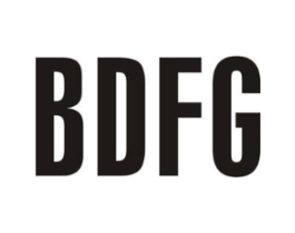 BDFG商标原图 第25类服装鞋帽