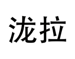 泷拉商标原图 第25类服装鞋帽