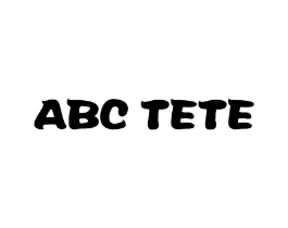 ABC TETE商标原图 第25类服装鞋帽