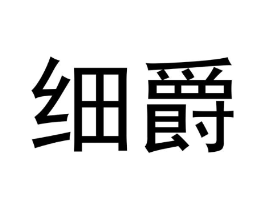 细爵商标原图 第25类服装鞋帽