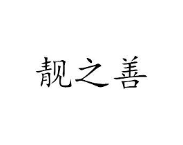 靓之善商标原图 第25类服装鞋帽