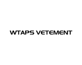 WTAPS VETEMENT商标原图 第25类服装鞋帽