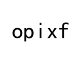 OPIXF商标原图 第25类服装鞋帽