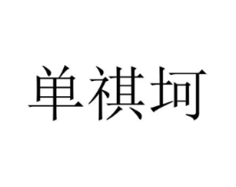 单祺坷商标原图 第25类服装鞋帽