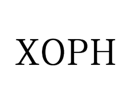 XOPH商标原图 第25类服装鞋帽